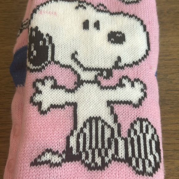 Snoopy Sherpa Lined Slippers Ladies Socks. New - Picture 3 of 8